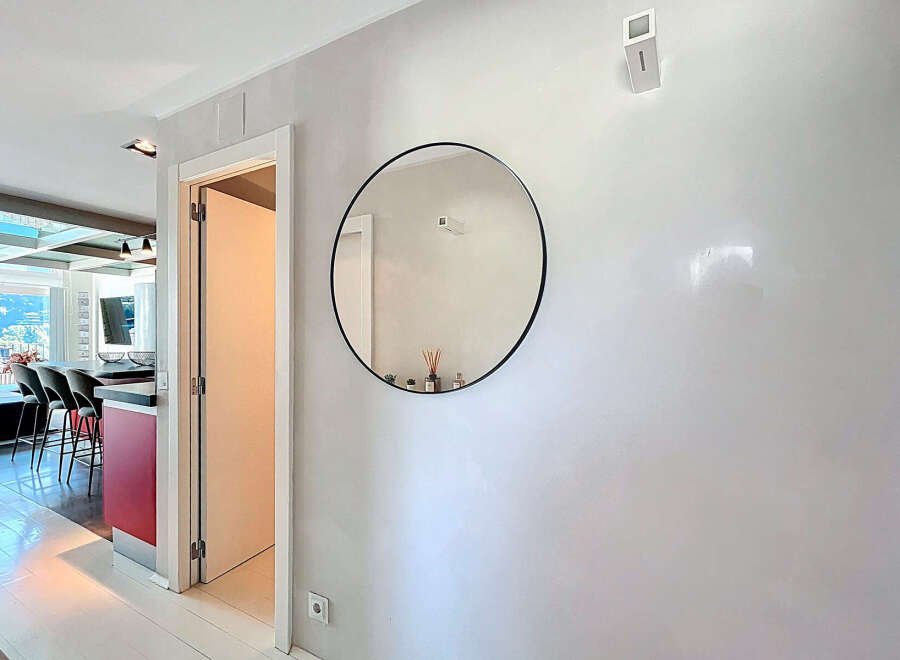 This stunning property boasts a modern design with sleek finishes and ample natural light.