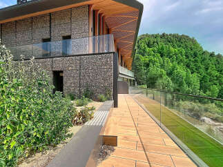 Experience modern luxury nestled in nature with this stunning architectural gem.