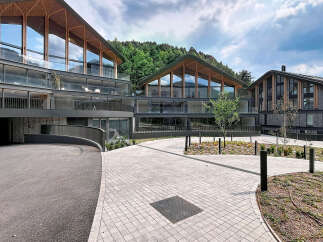 Discover modern luxury living in this stunning architectural masterpiece, featuring expansive glass windows that flood the interiors with natural light and offer breathtaking mountain views.