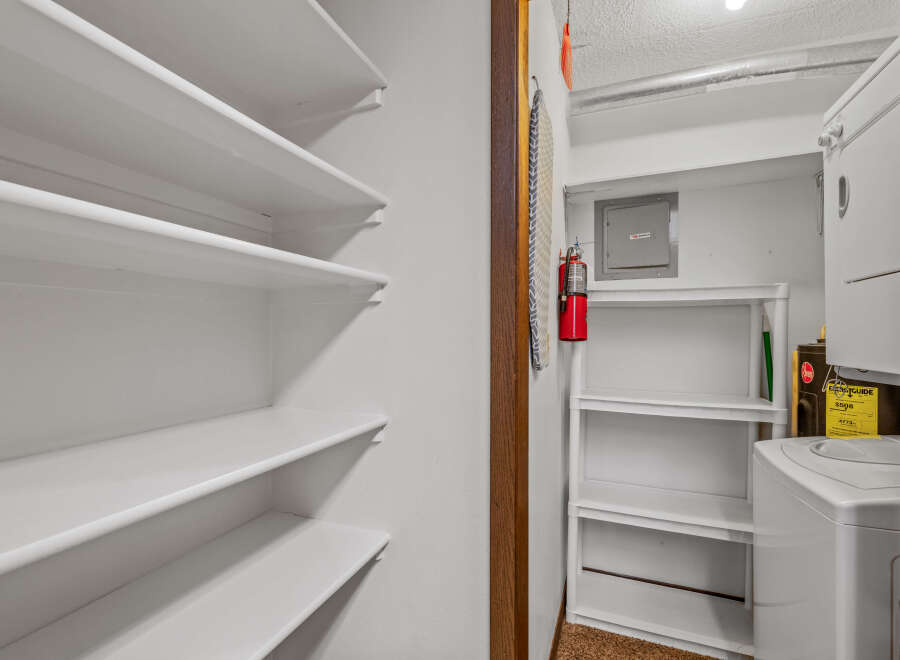 Discover the convenience of this property's well-organized storage solutions.