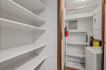 Discover the convenience of this property's well-organized storage solutions.