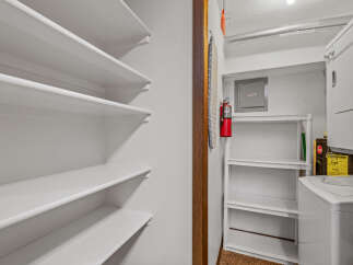 Discover the convenience of this property's well-organized storage solutions.