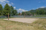 Enjoy outdoor recreation at this beautiful volleyball court! This well-maintained court offers a perfect setting for friendly matches or competitive games.