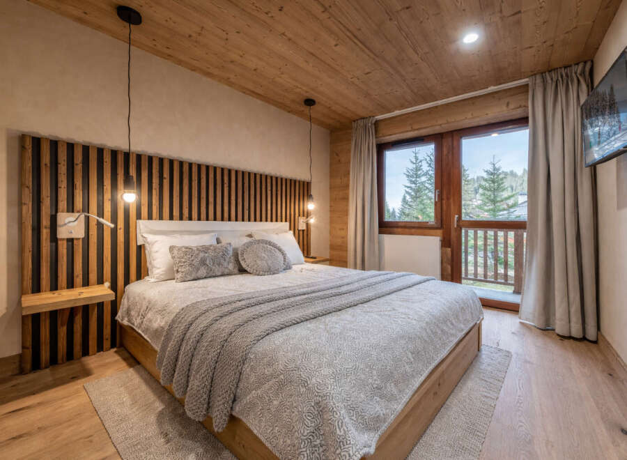 Experience the ultimate in comfort and style with this stunning bedroom.