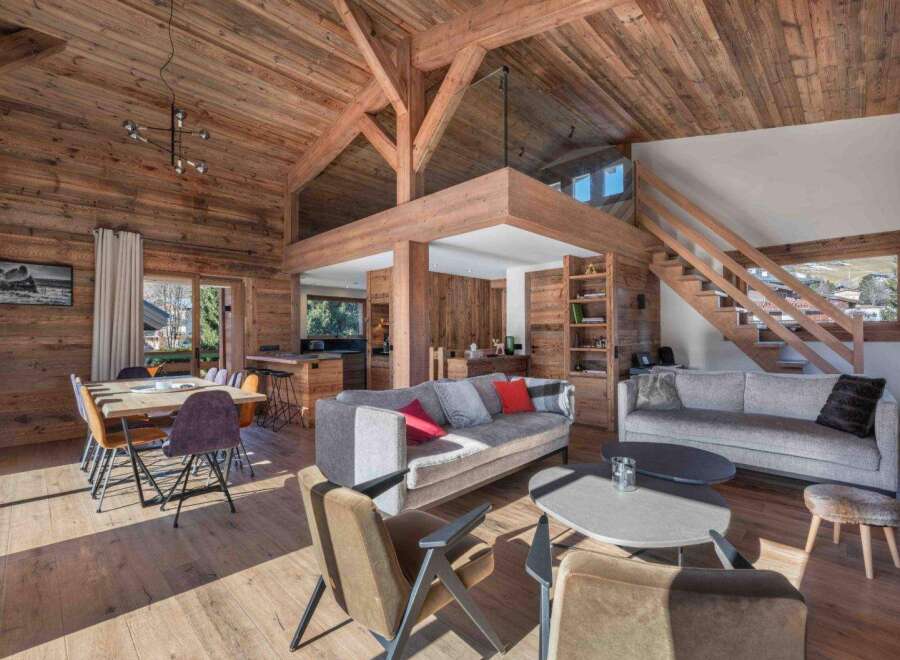 Experience the epitome of rustic luxury in this stunning chalet.