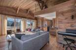 Experience the epitome of luxury living in this stunning chalet, boasting exquisite wooden interiors and breathtaking mountain views.
