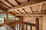 This stunning wooden interior showcases exceptional craftsmanship and design.