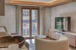 Experience luxury living in this stunning property, featuring a beautifully designed living room.