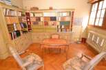 Step into a world of classic elegance with this stunning library.