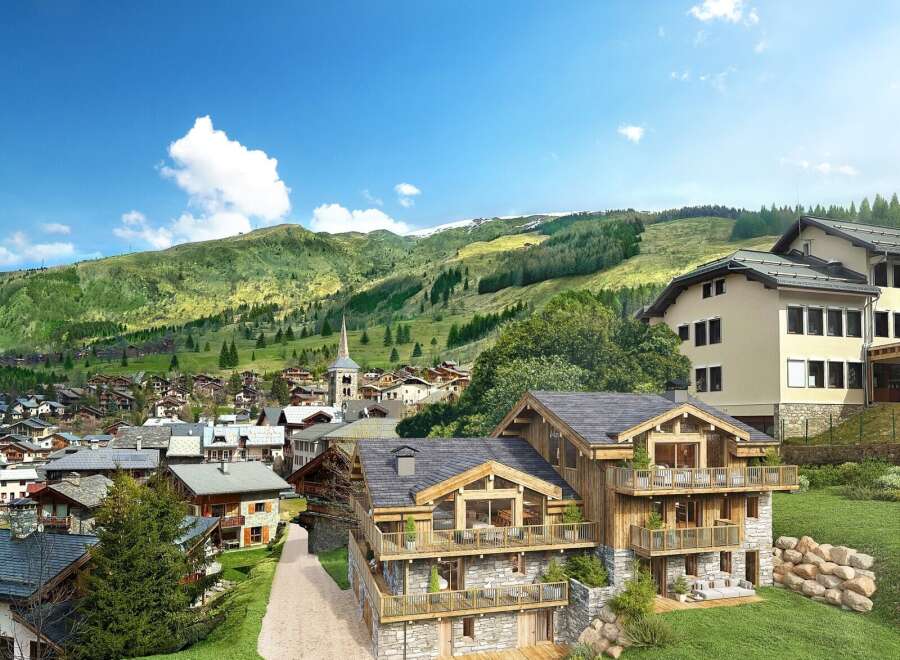 Discover your dream chalet nestled in the heart of the mountains, offering breathtaking views and unparalleled tranquility.