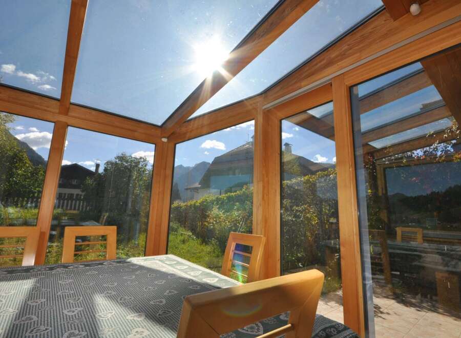 Experience the beauty of natural light in this stunning sunroom.