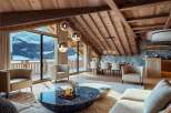 Experience luxury living in this stunning chalet, boasting breathtaking mountain views and exquisite design.