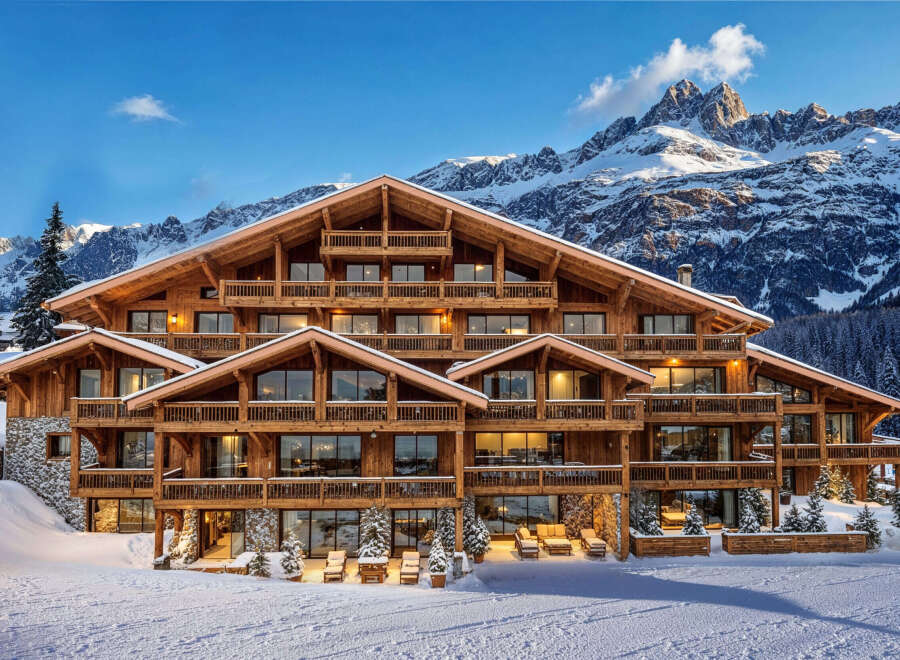 Experience luxury living in this stunning chalet nestled in the heart of the mountains.