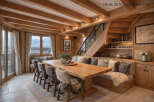 Experience the warmth and charm of this stunning property, featuring a beautifully designed dining area.