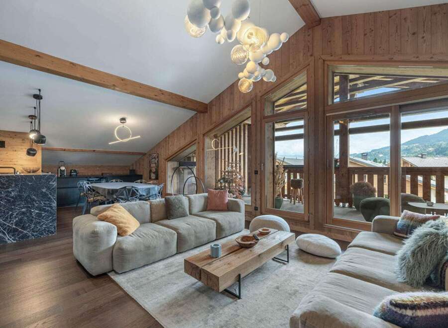 Experience luxury living in this stunning property, featuring a spacious living area with a modern design and breathtaking views.