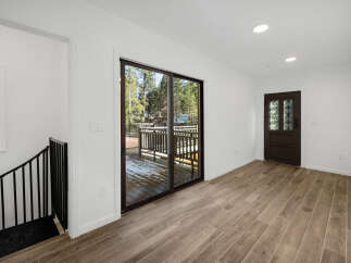This stunning property boasts a bright and airy interior with beautiful wood-look flooring.