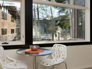 Enjoy the serene views from this stunning property! This home features large windows that offer breathtaking views of the surrounding landscape.