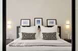 Experience the epitome of comfort and style in this beautifully designed bedroom.