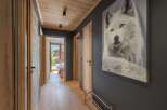 Step into this inviting hallway, showcasing a blend of rustic charm and modern design.