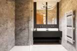 Step into luxury with this stunning bathroom design.