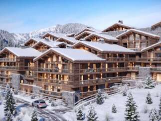 Experience luxury living in this stunning ski chalet nestled in the heart of the mountains.