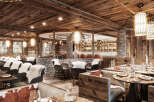 Step into the epitome of rustic elegance in this stunning restaurant.