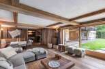 Experience rustic elegance in this stunning property, featuring exposed wooden beams and a cozy, inviting atmosphere.