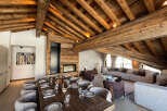 Experience luxury living in this stunning property, featuring a spacious dining area perfect for entertaining.