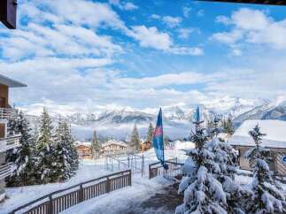 Experience the ultimate winter getaway in this stunning property with breathtaking mountain views.