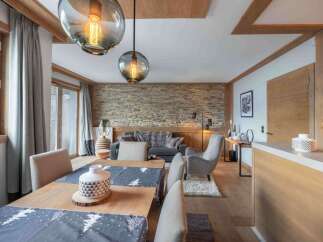 Step into luxury with this stunning property, featuring a beautifully designed dining area.