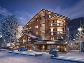 Experience luxury living in this stunning chalet-style property, perfect for a winter getaway.