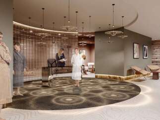 Step into a world of tranquility and luxury at this exquisite spa.