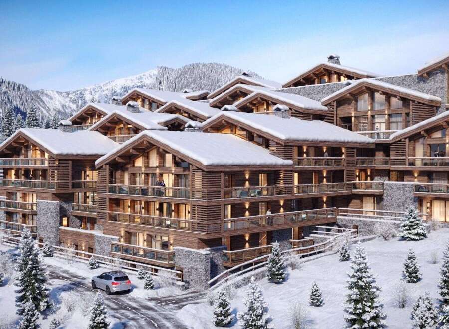 Experience luxury living in this stunning ski chalet nestled in the heart of the mountains.