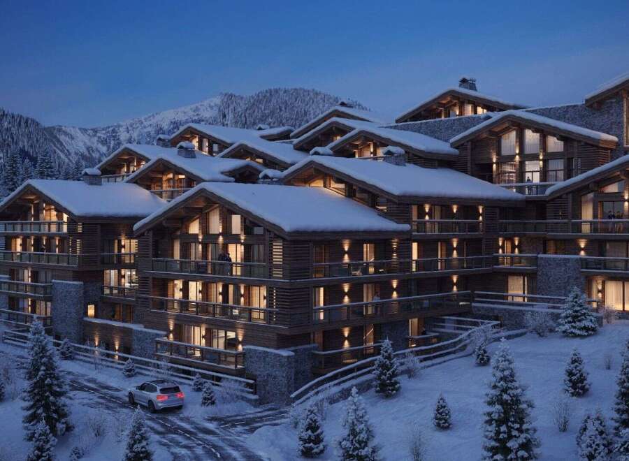 Experience luxury living in this stunning ski chalet nestled in the heart of the mountains.