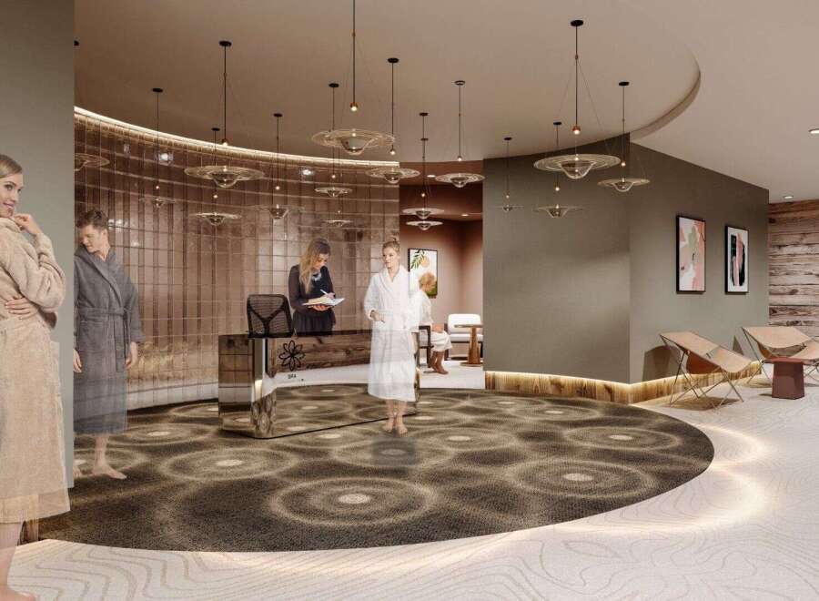 Step into a world of tranquility and luxury at this exquisite spa.