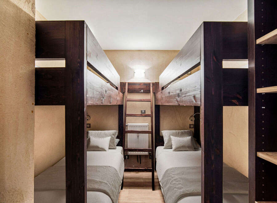 Discover the charm of this unique property featuring cozy bunk beds, perfect for a family or group getaway.
