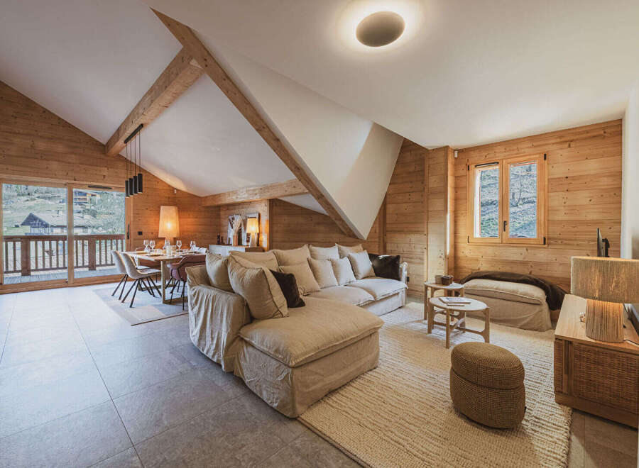 Experience the epitome of rustic elegance in this stunning chalet.
