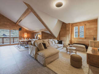 Experience the epitome of rustic elegance in this stunning chalet.