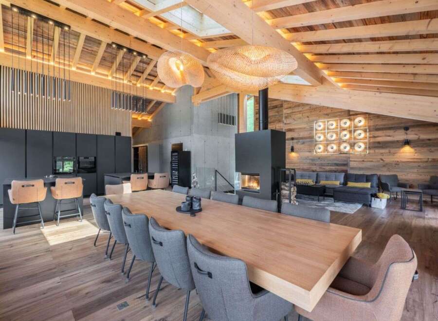 Experience luxury living in this stunning property, featuring a spacious open-plan design perfect for entertaining.