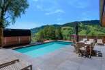 Enjoy the ultimate relaxation in this stunning property featuring a private pool and a luxurious sauna.