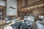 Experience luxury living in this stunning property featuring a cozy fireplace, perfect for those chilly evenings.