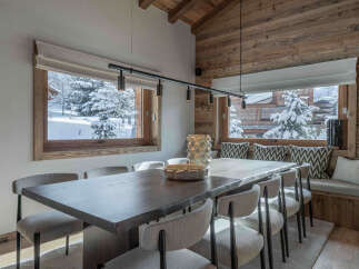 Experience the epitome of luxury living in this stunning dining room.