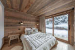 Experience the ultimate in alpine luxury with this stunning bedroom.