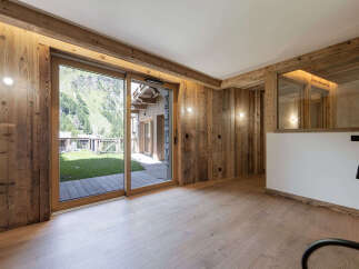 Experience rustic charm and modern comfort in this beautifully appointed wooden interior.