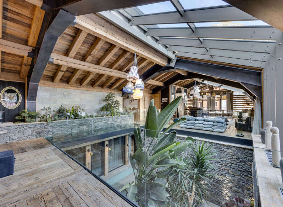 Experience luxury living in this stunning property featuring a unique architectural design.