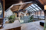 Experience luxury living in this stunning property, showcasing a unique architectural design.