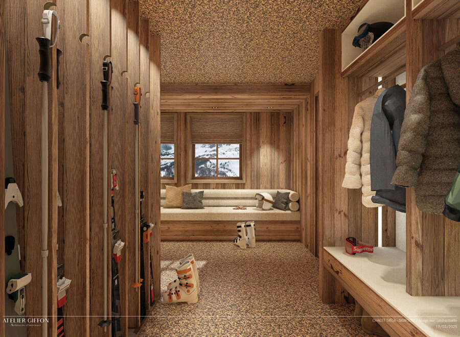 Step into luxury with this stunning ski chalet, designed for ultimate comfort and style.