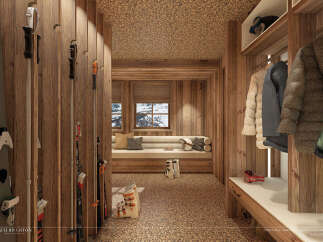 Step into luxury with this stunning ski chalet, designed for ultimate comfort and style.