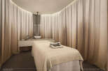 Experience tranquility in this luxurious spa room, perfect for relaxation and rejuvenation.