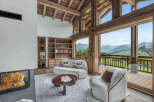 Experience luxury living in this stunning chalet, boasting breathtaking mountain views.